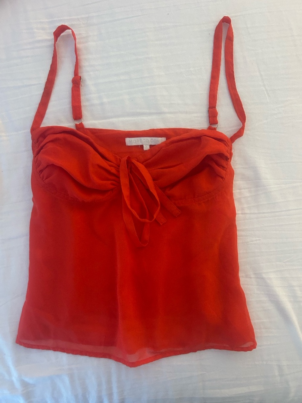 More To Come Red Top Size Small.